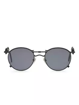 Солнцезащитные очки в круглой оправе Jean Paul Gaultier, черный