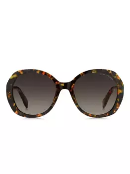 Солнцезащитные очки в круглой оправе Marc Jacobs Eyewear, коричневый