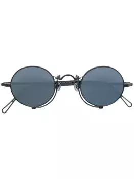 Солнцезащитные очки в круглой оправе Matsuda, черный