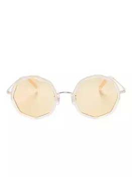 Солнцезащитные очки в круглой оправе Megane and Me, нейтральный