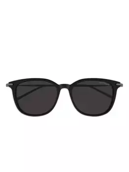 Солнцезащитные очки в круглой оправе MONTBLANC, черный