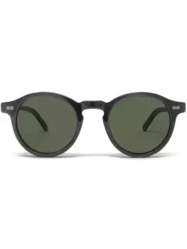 Солнцезащитные очки в круглой оправе Moscot, черный
