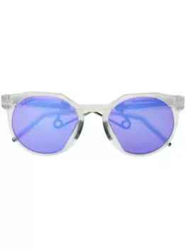 Солнцезащитные очки в круглой оправе Oakley, белый