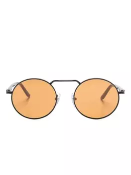 Солнцезащитные очки в круглой оправе Persol, черный