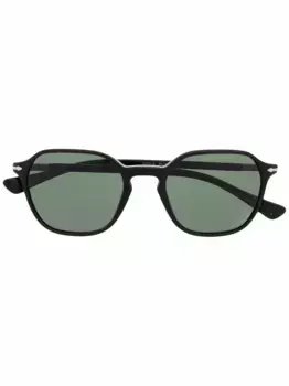 Солнцезащитные очки в круглой оправе Persol, черный