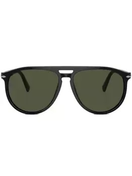 Солнцезащитные очки в круглой оправе Persol, черный