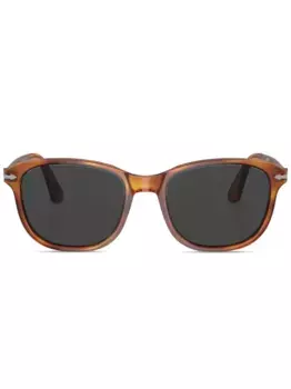Солнцезащитные очки в круглой оправе Persol, коричневый