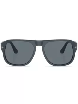 Солнцезащитные очки в круглой оправе Persol, синий