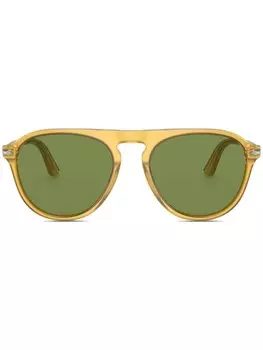 Солнцезащитные очки в круглой оправе Persol, желтый