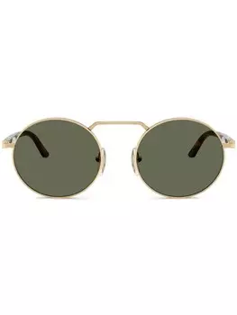 Солнцезащитные очки в круглой оправе Persol, золотой