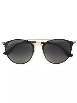 Солнцезащитные очки в круглой оправе Ray-Ban, черный