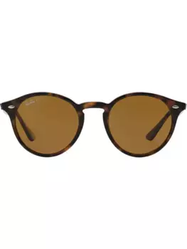 Солнцезащитные очки в круглой оправе Ray-Ban, коричневый