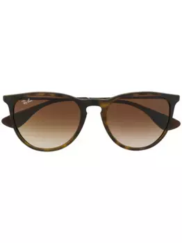 Солнцезащитные очки в круглой оправе Ray-Ban, коричневый