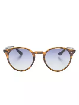 Солнцезащитные очки в круглой оправе Ray-Ban, коричневый