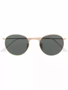 Солнцезащитные очки в круглой оправе Ray-Ban, золотой