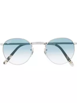 Солнцезащитные очки в круглой оправе Ray-Ban, серебяный