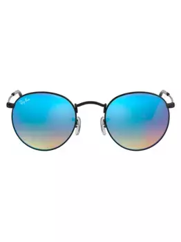 Солнцезащитные очки в круглой оправе Ray-Ban, синий