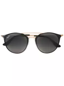 Солнцезащитные очки в круглой оправе Ray-Ban, черный