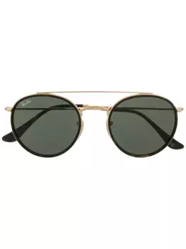 Солнцезащитные очки в круглой оправе Ray-Ban, черный