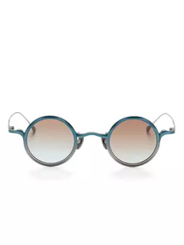 Солнцезащитные очки в круглой оправе Rigards, серебряный