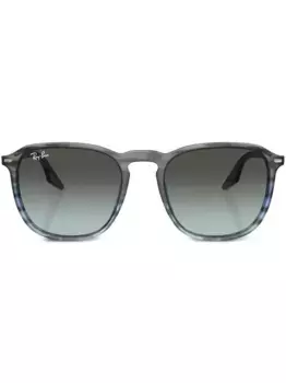 Солнцезащитные очки в круглой оправе с логотипом Ray-Ban, синий