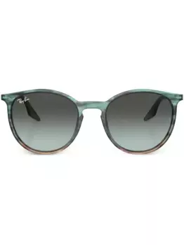Солнцезащитные очки в круглой оправе с логотипом Ray-Ban, мультиколор