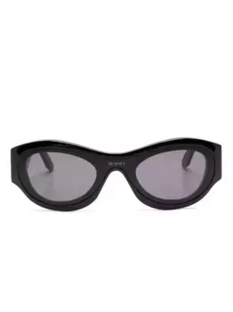 Солнцезащитные очки в круглой оправе Sunnei, черный