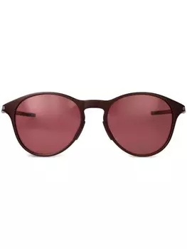 Солнцезащитные очки в круглой оправе TAG Heuer, коричневый