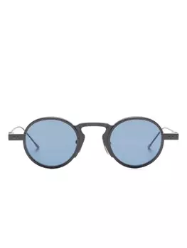 Солнцезащитные очки в круглой оправе Thom Browne Eyewear, серый