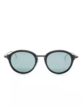 Солнцезащитные очки в круглой оправе Thom Browne Eyewear, черный