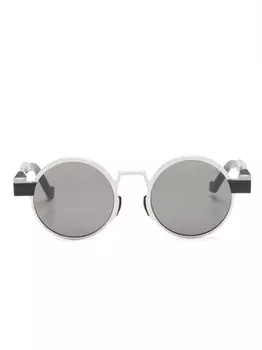 Солнцезащитные очки в круглой оправе VAVA Eyewear, черный