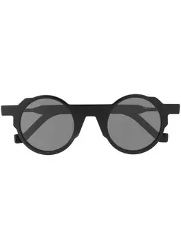 Солнцезащитные очки в круглой оправе VAVA Eyewear, черный