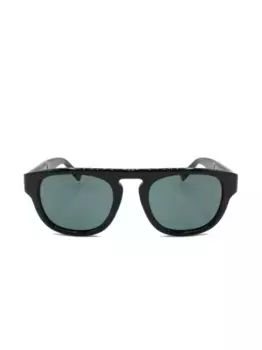 Солнцезащитные очки в круглой оправе Vuarnet, черный