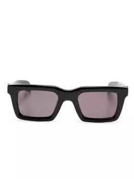 Солнцезащитные очки в квадратной оправе Alexander McQueen Eyewear, черный