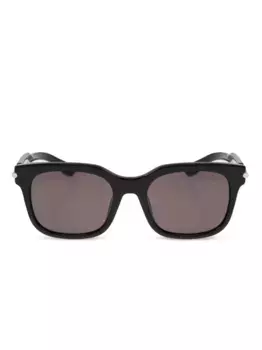 Солнцезащитные очки в квадратной оправе Alexander McQueen Eyewear, черный