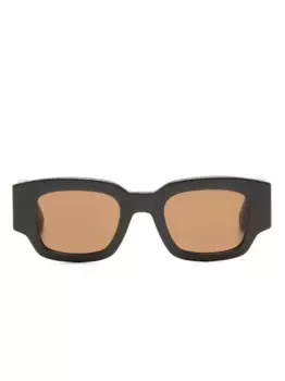 Солнцезащитные очки в квадратной оправе AMI Paris, зеленый