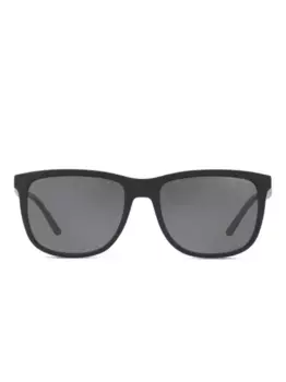 Солнцезащитные очки в квадратной оправе Armani Exchange, черный