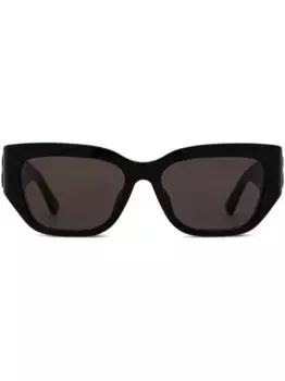 Солнцезащитные очки в квадратной оправе Balenciaga Eyewear, черный