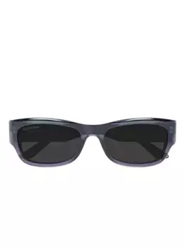 Солнцезащитные очки в квадратной оправе Balenciaga Eyewear, серый