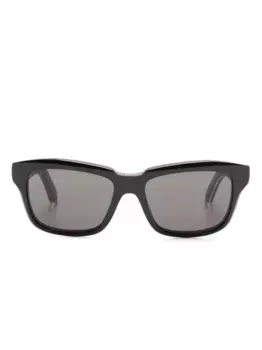 Солнцезащитные очки в квадратной оправе Balenciaga Eyewear, черный