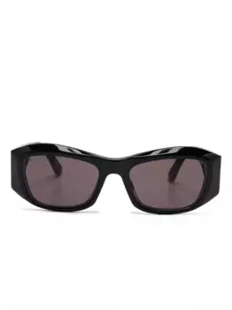 Солнцезащитные очки в квадратной оправе Balenciaga Eyewear, черный