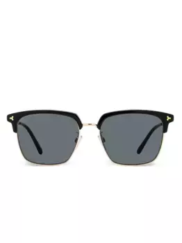 Солнцезащитные очки в квадратной оправе Bally, черный
