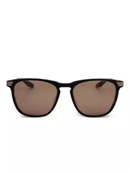 Солнцезащитные очки в квадратной оправе Barton Perreira, черный