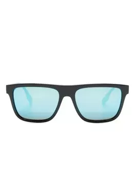 Солнцезащитные очки в квадратной оправе Burberry Eyewear, черные