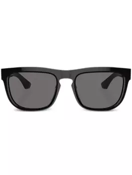 Солнцезащитные очки в квадратной оправе Burberry Eyewear, черный