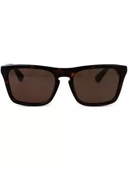 Солнцезащитные очки в квадратной оправе Burberry Eyewear, коричневый