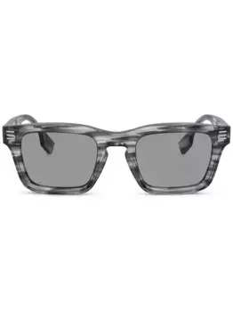 Солнцезащитные очки в квадратной оправе Burberry Eyewear, серый