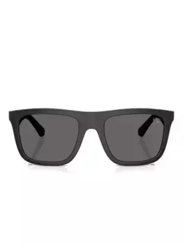 Солнцезащитные очки в квадратной оправе Burberry Eyewear, черный