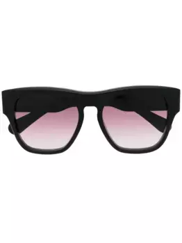 Солнцезащитные очки в квадратной оправе Chlo Eyewear, черный