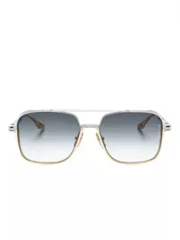 Солнцезащитные очки в квадратной оправе Dita Eyewear, золотой